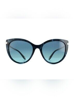 Tiffany & Co. Polarized Cat-Eye Sunglasses - TF  4143-B Shell Blue 55-18-140